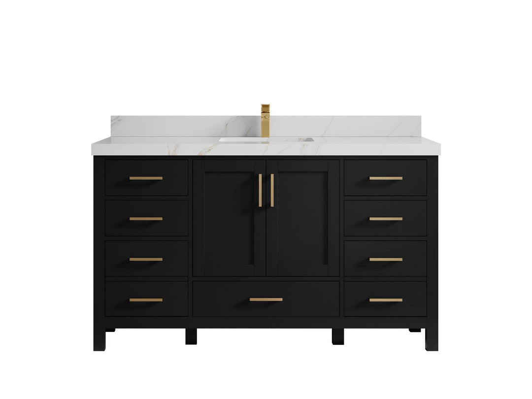 Malibu 60 in. W x 22 in. D Single Sink Bathroom Vanity - Willow Bath and Vanity