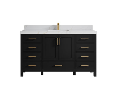 Malibu 60 in. W x 22 in. D Single Sink Bathroom Vanity - Willow Bath and Vanity