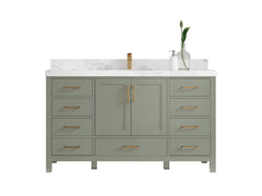 Malibu 60 in. W x 22 in. D Single Sink Bathroom Vanity - photo 1