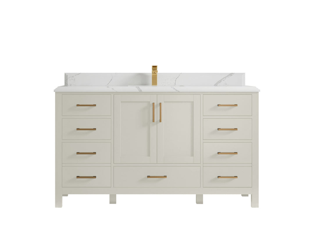 Malibu 60 in. W x 22 in. D Single Sink Bathroom Vanity - Willow Bath and Vanity