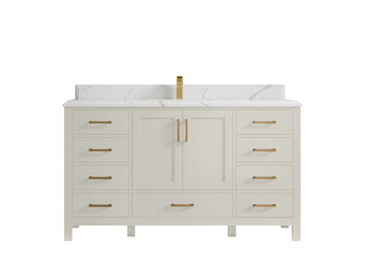 Malibu 60 in. W x 22 in. D Single Sink Bathroom Vanity - Willow Bath and Vanity
