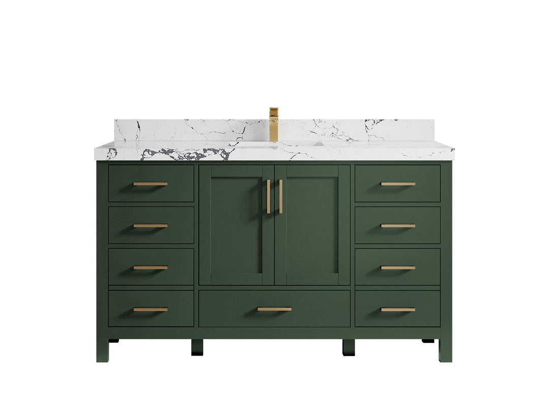 Malibu 60 in. W x 22 in. D Single Sink Bathroom Vanity - Willow Bath and Vanity