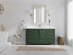 Malibu 60 in. W x 22 in. D Single Sink Bathroom Vanity - photo 4