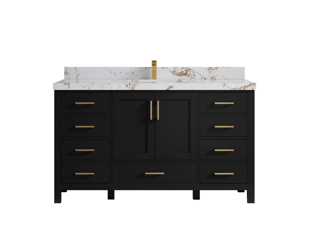 Malibu 60 in. W x 22 in. D Single Sink Bathroom Vanity - Willow Bath and Vanity