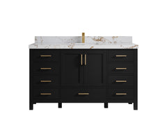 Malibu 60 in. W x 22 in. D Single Sink Bathroom Vanity - photo 39