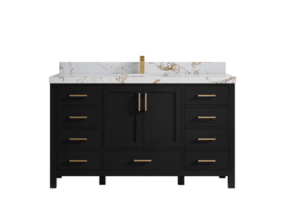 Malibu 60 in. W x 22 in. D Single Sink Bathroom Vanity - Willow Bath and Vanity