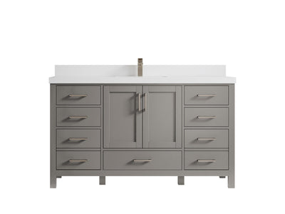 Malibu 60 in. W x 22 in. D Single Sink Bathroom Vanity - Willow Bath and Vanity