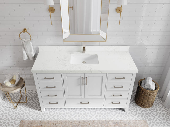 Malibu 60 in. W x 22 in. D Single Sink Bathroom Vanity - photo 26