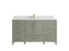 Malibu 60 in. W x 22 in. D Single Sink Bathroom Vanity - photo 28