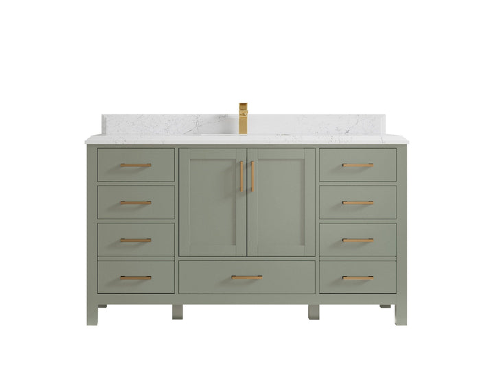 Malibu 60 in. W x 22 in. D Single Sink Bathroom Vanity - photo 28