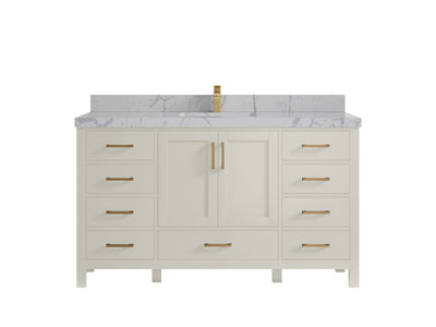 Malibu 60 in. W x 22 in. D Single Sink Bathroom Vanity - Willow Bath and Vanity