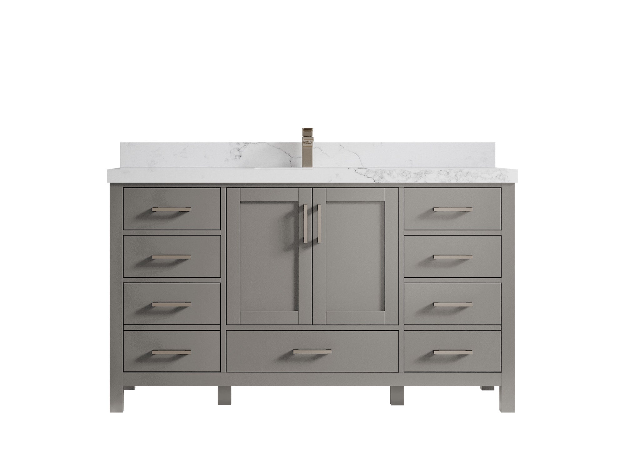 Malibu 60 in. W x 22 in. D Single Sink Bathroom Vanity - Willow Bath and Vanity
