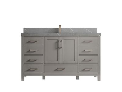 Malibu 60 in. W x 22 in. D Single Sink Bathroom Vanity - Willow Bath and Vanity