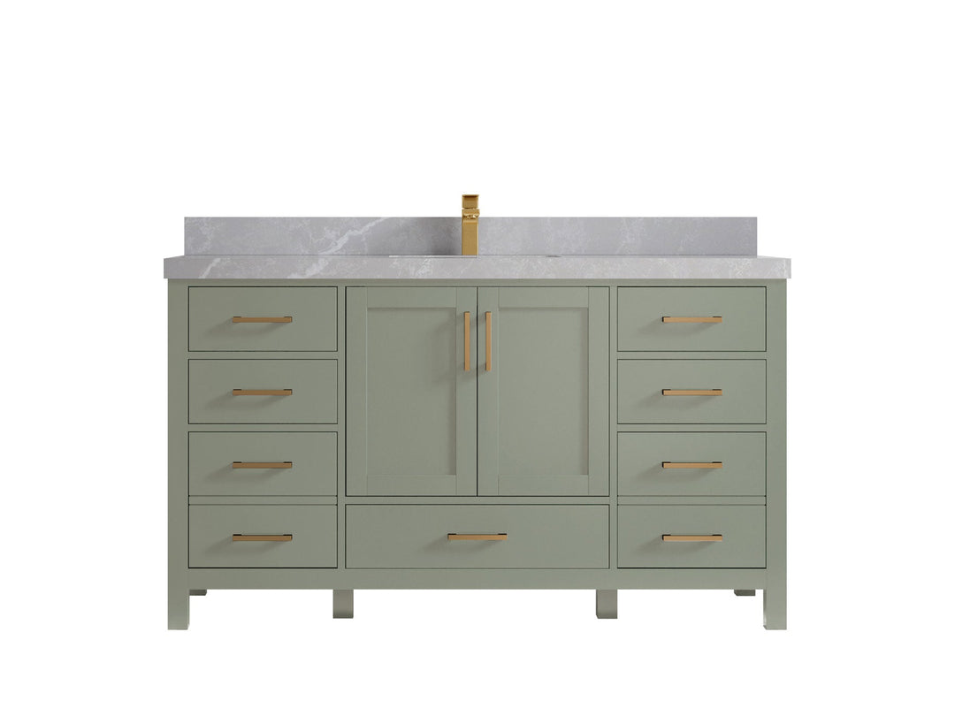 Malibu 60 in. W x 22 in. D Single Sink Bathroom Vanity - Willow Bath and Vanity