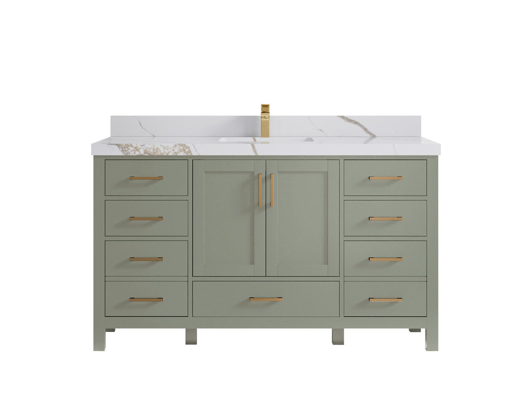 Malibu 60 in. W x 22 in. D Single Sink Bathroom Vanity - Willow Bath and Vanity