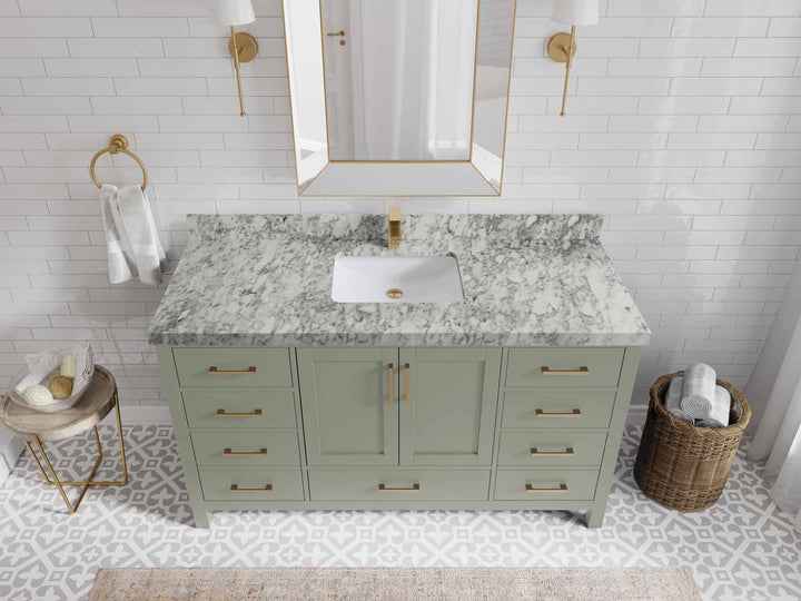 Malibu 60 in. W x 22 in. D Single Sink Bathroom Vanity - photo 20