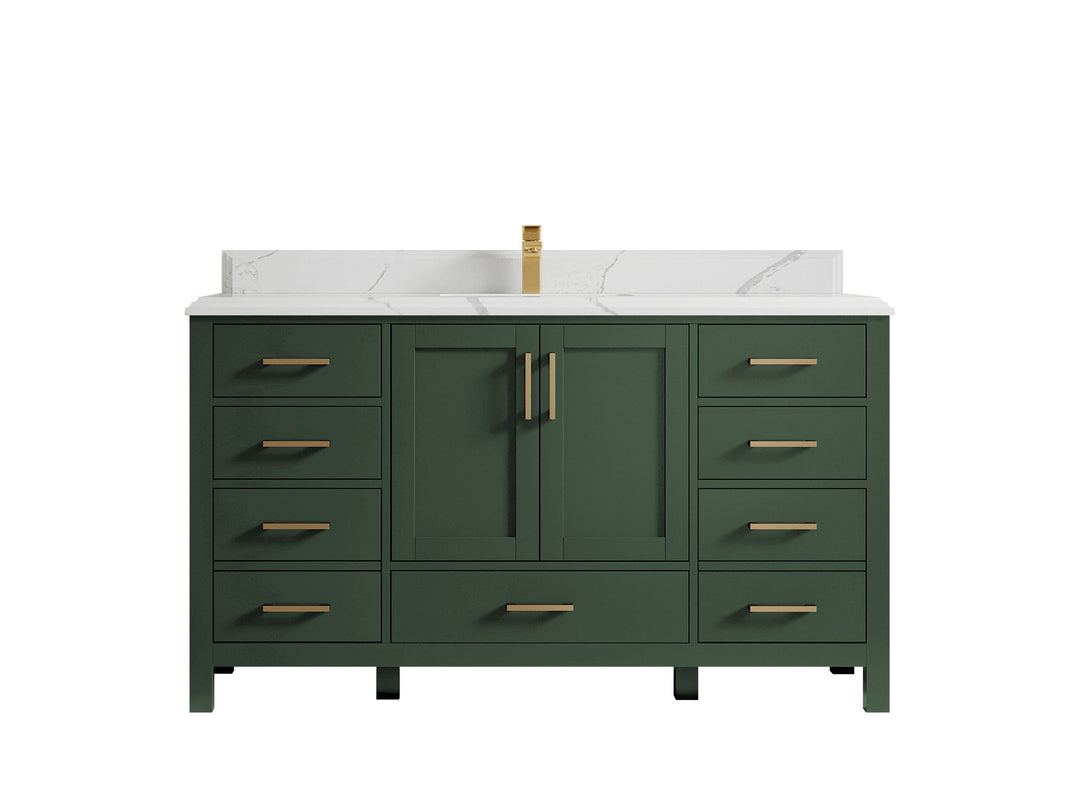 Malibu 60 in. W x 22 in. D Single Sink Bathroom Vanity - Willow Bath and Vanity
