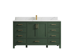 Malibu 60 in. W x 22 in. D Single Sink Bathroom Vanity - photo 25