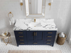 Malibu 60 in. W x 22 in. D Single Sink Bathroom Vanity - photo 40