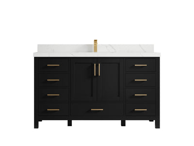 Malibu 60 in. W x 22 in. D Single Sink Bathroom Vanity - Willow Bath and Vanity