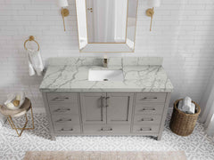 Malibu 60 in. W x 22 in. D Single Sink Bathroom Vanity - photo 42