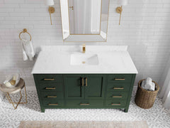 Malibu 60 in. W x 22 in. D Single Sink Bathroom Vanity - photo 26