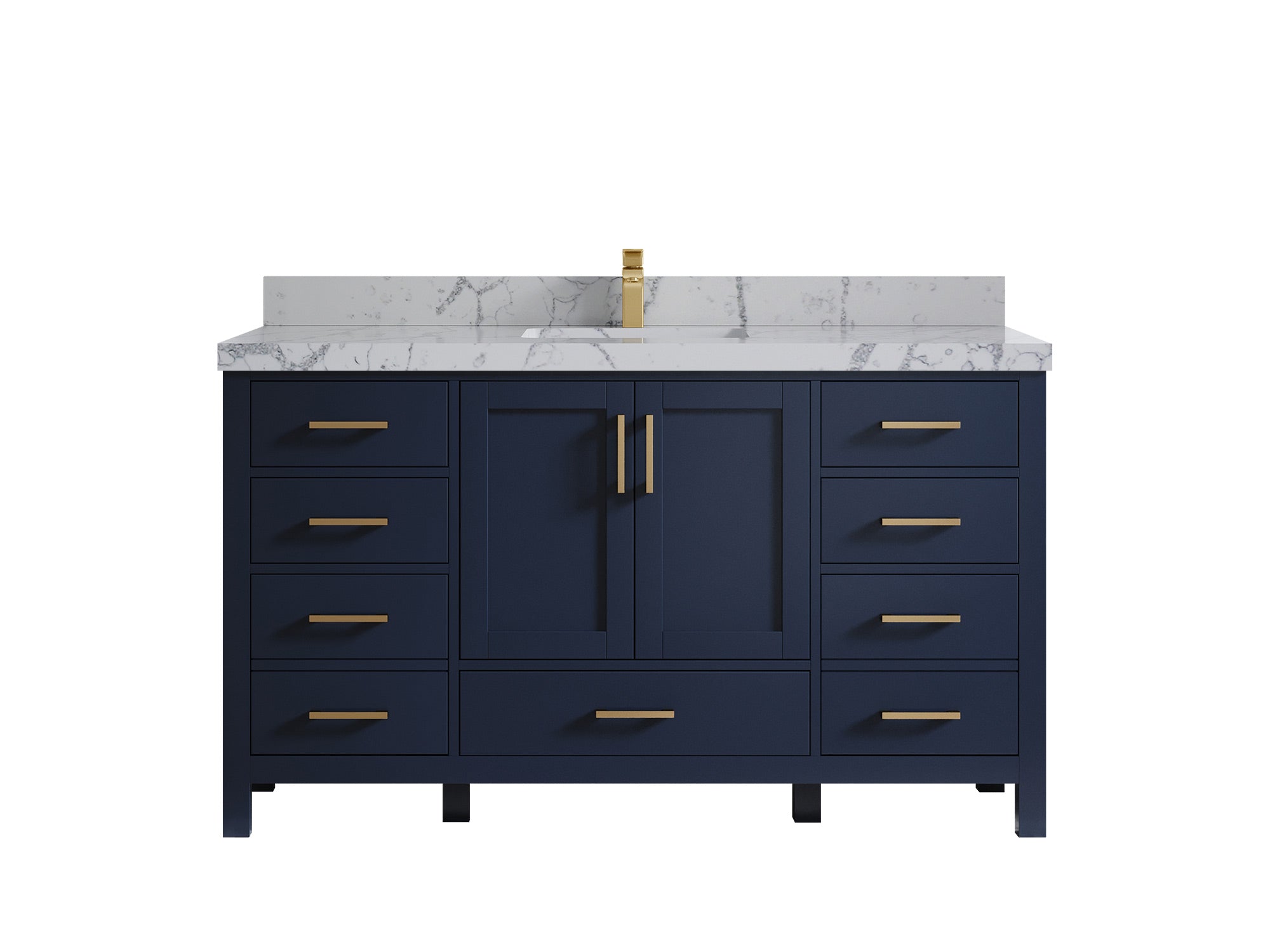 Malibu 60 in. W x 22 in. D Single Sink Bathroom Vanity - Willow Bath and Vanity