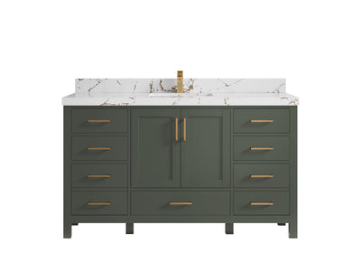 Malibu 60 in. W x 22 in. D Single Sink Bathroom Vanity - Willow Bath and Vanity