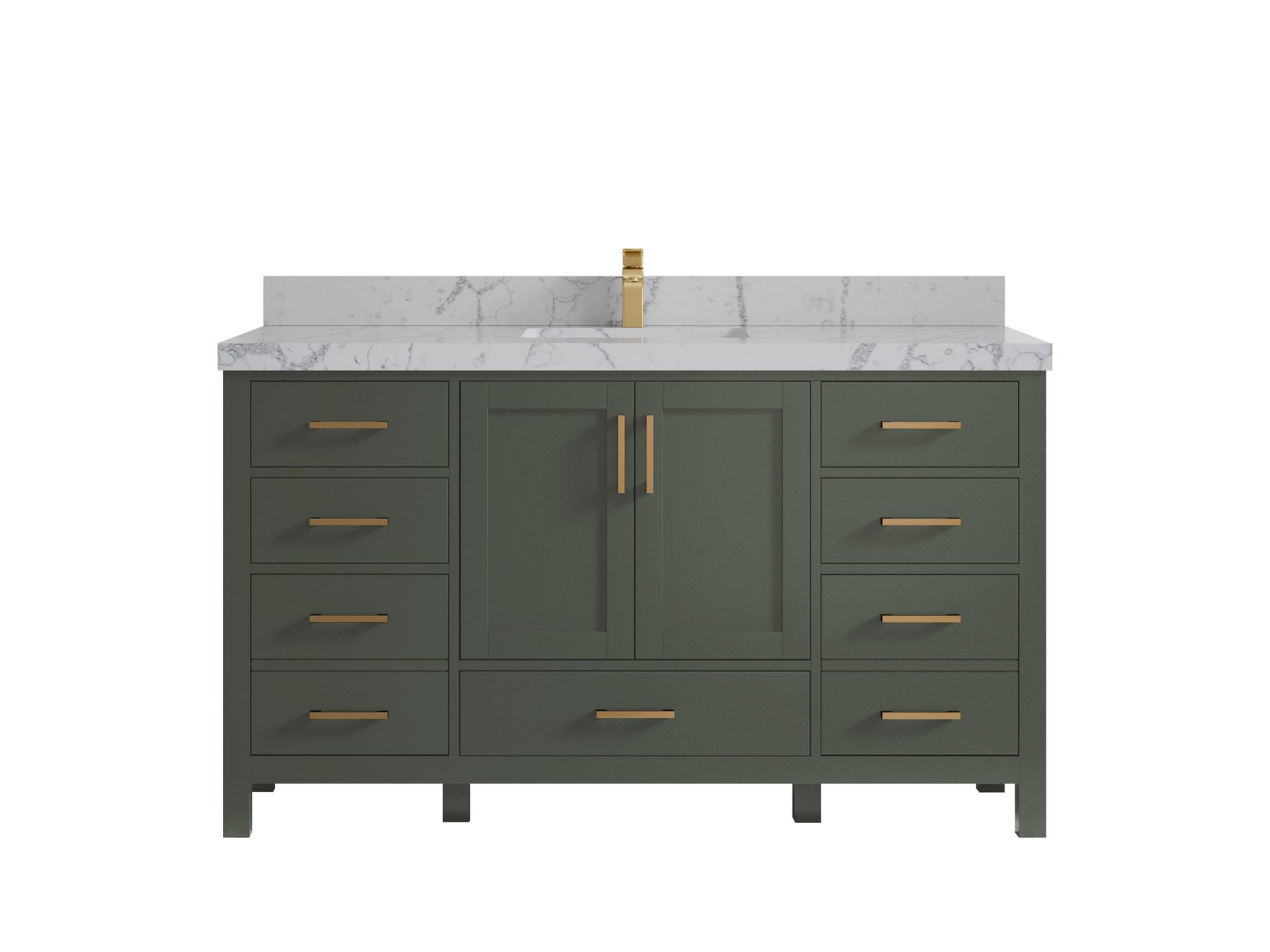 Malibu 60 in. W x 22 in. D Single Sink Bathroom Vanity - Willow Bath and Vanity