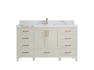 Malibu 60 in. W x 22 in. D Single Sink Bathroom Vanity - Willow Bath and Vanity
