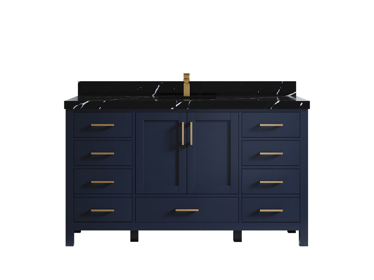 Malibu 60 in. W x 22 in. D Single Sink Bathroom Vanity - Willow Bath and Vanity
