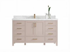 Malibu 60 in. W x 22 in. D Single Sink Bathroom Vanity - photo 1