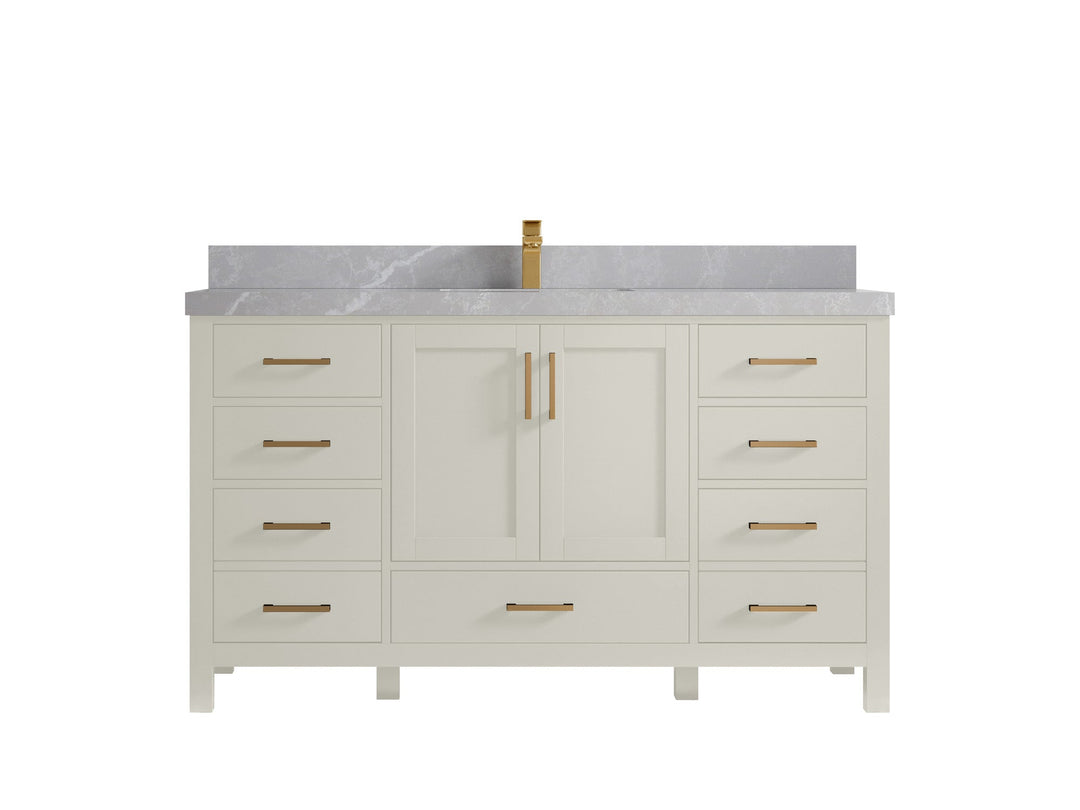 Malibu 60 in. W x 22 in. D Single Sink Bathroom Vanity - Willow Bath and Vanity