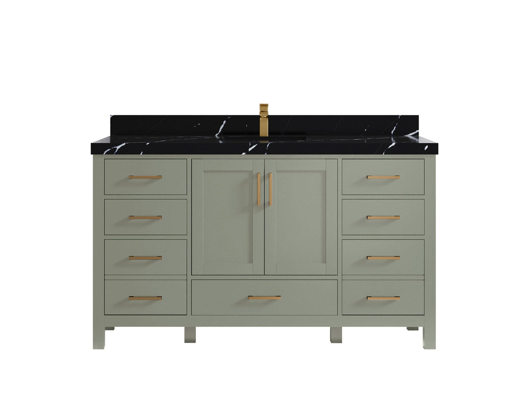 Malibu 60 in. W x 22 in. D Single Sink Bathroom Vanity - Willow Bath and Vanity