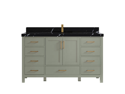 Malibu 60 in. W x 22 in. D Single Sink Bathroom Vanity - Willow Bath and Vanity