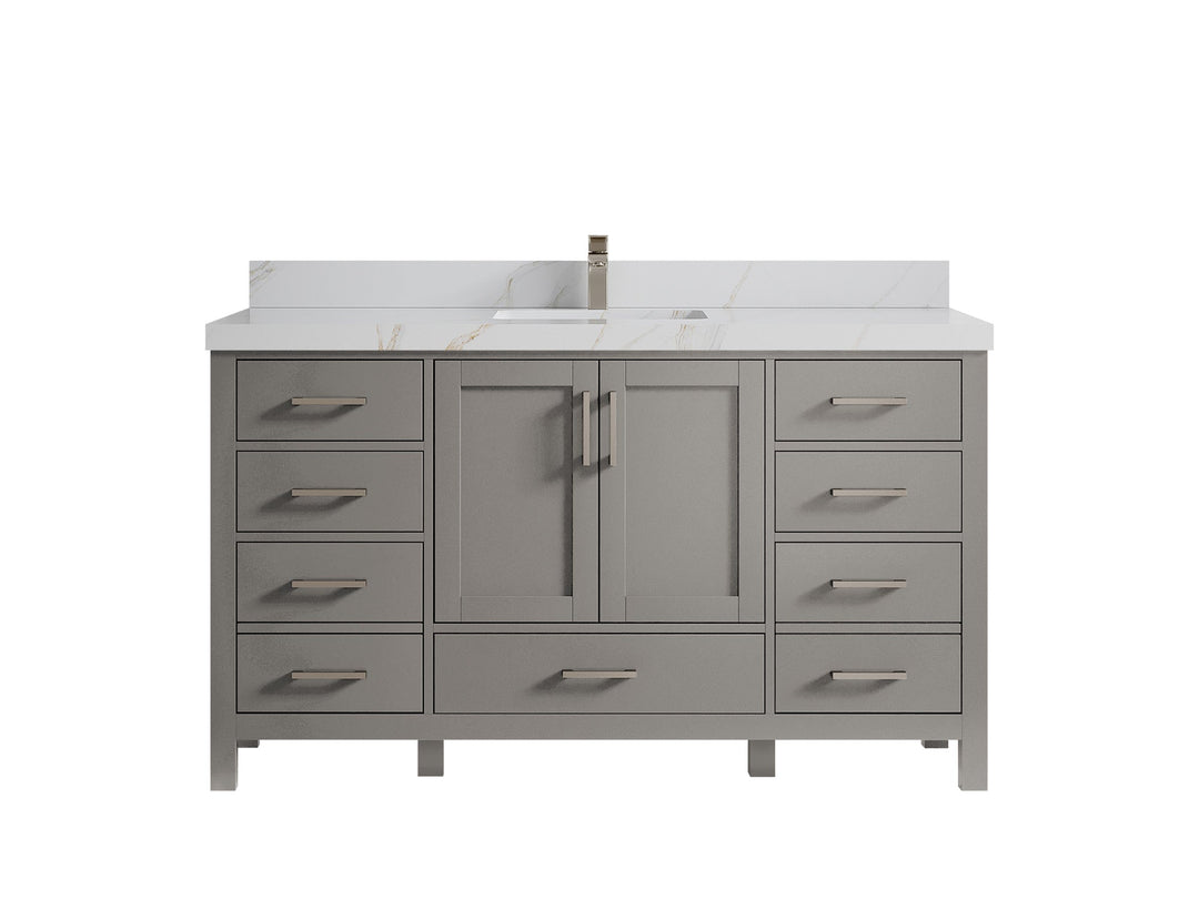 Malibu 60 in. W x 22 in. D Single Sink Bathroom Vanity - Willow Bath and Vanity