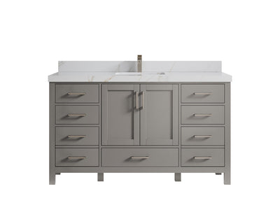 Malibu 60 in. W x 22 in. D Single Sink Bathroom Vanity - Willow Bath and Vanity