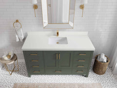 Malibu 60 in. W x 22 in. D Single Sink Bathroom Vanity - photo 47