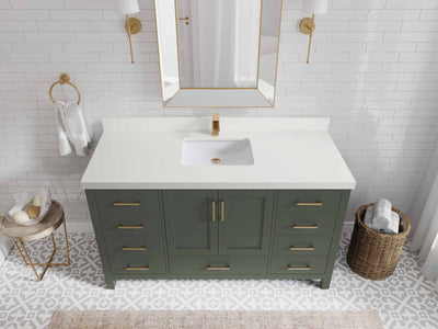 Malibu 60 in. W x 22 in. D Single Sink Bathroom Vanity - Willow Bath and Vanity