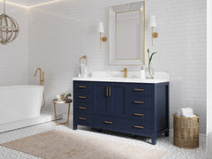 Malibu 60 in. W x 22 in. D Single Sink Bathroom Vanity - photo 2