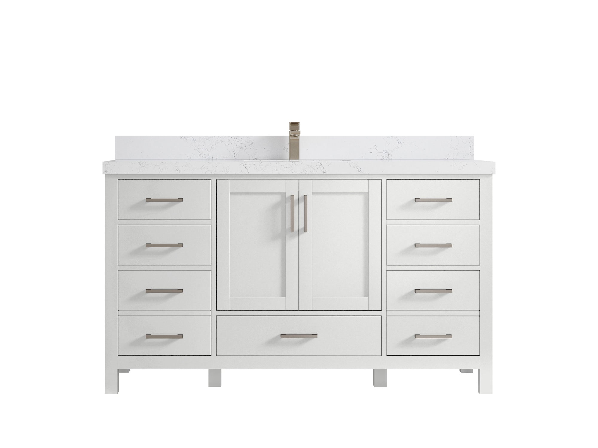 Malibu 60 in. W x 22 in. D Single Sink Bathroom Vanity - Willow Bath and Vanity