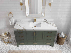 Malibu 60 in. W x 22 in. D Single Sink Bathroom Vanity - photo 19