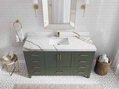 Malibu 60 in. W x 22 in. D Single Sink Bathroom Vanity - Willow Bath and Vanity