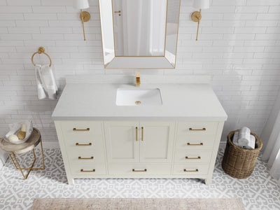 Malibu 60 in. W x 22 in. D Single Sink Bathroom Vanity - Willow Bath and Vanity