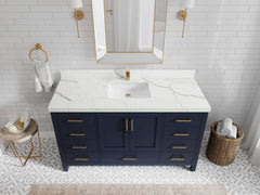 Malibu 60 in. W x 22 in. D Single Sink Bathroom Vanity - photo 16