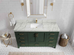 Malibu 60 in. W x 22 in. D Single Sink Bathroom Vanity - photo 42