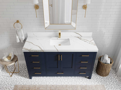 Malibu 60 in. W x 22 in. D Single Sink Bathroom Vanity - Willow Bath and Vanity