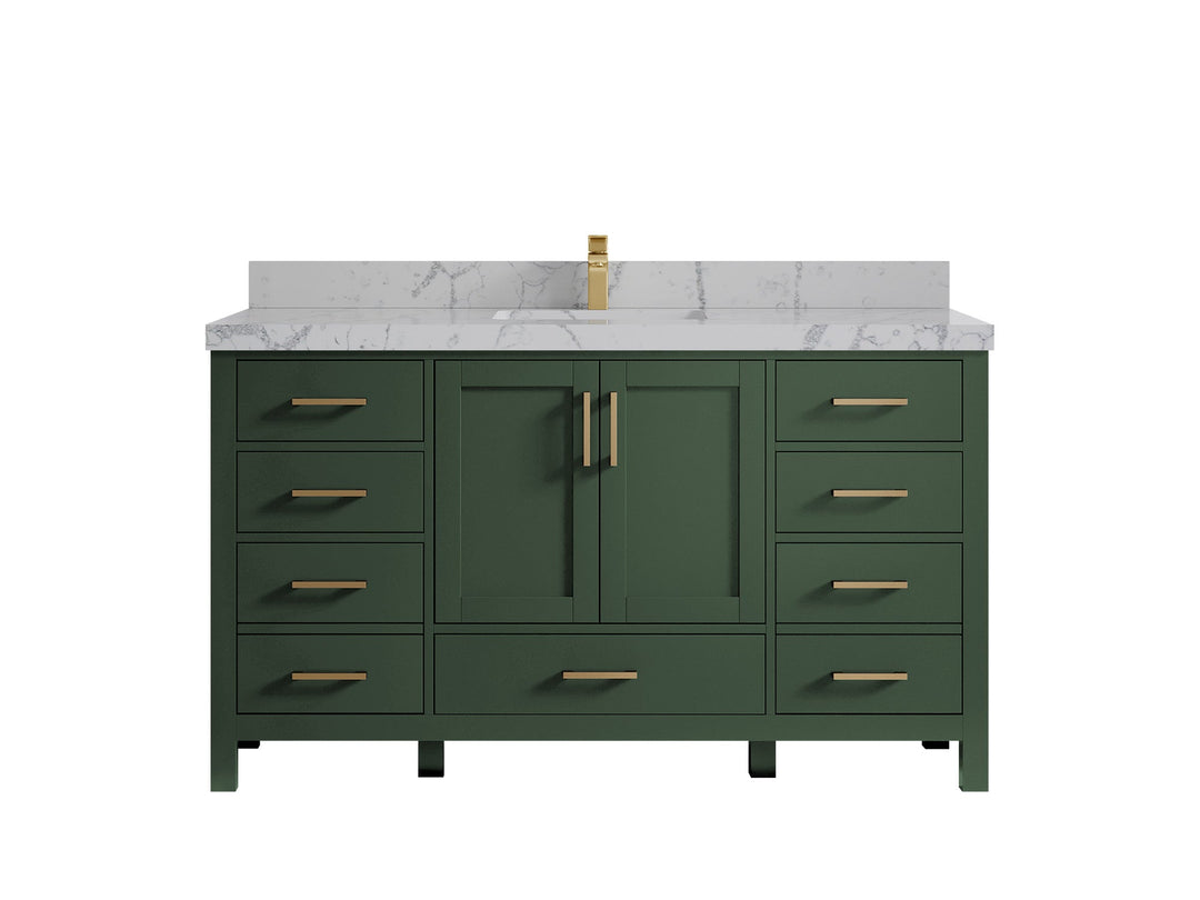 Malibu 60 in. W x 22 in. D Single Sink Bathroom Vanity - Willow Bath and Vanity