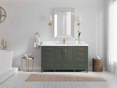Malibu 60 in. W x 22 in. D Single Sink Bathroom Vanity - photo 2