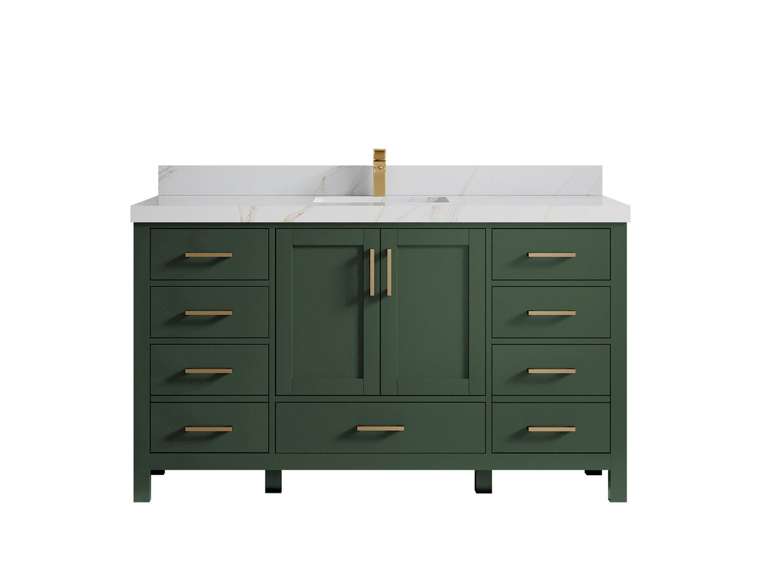 Malibu 60 in. W x 22 in. D Single Sink Bathroom Vanity - Willow Bath and Vanity